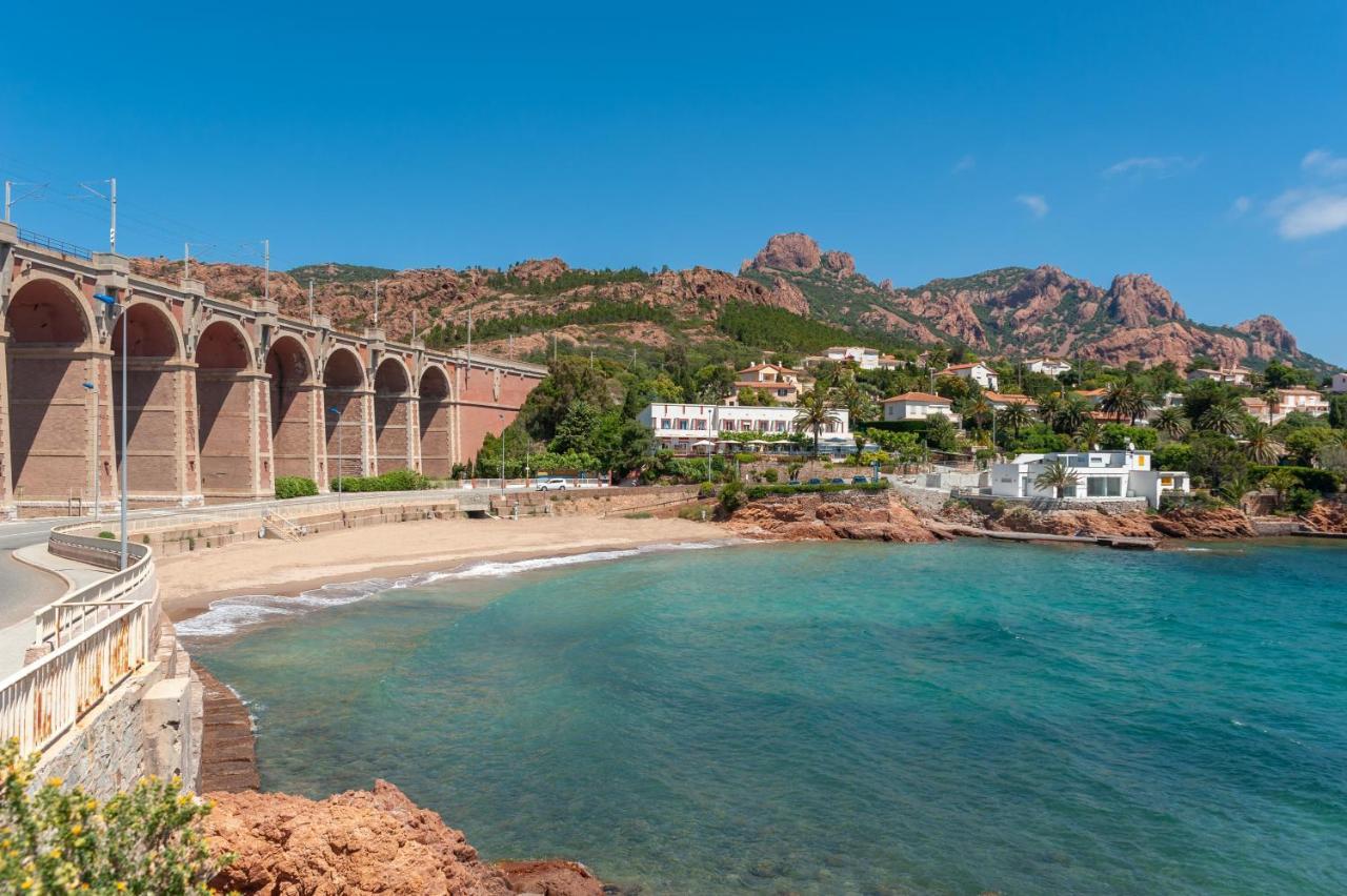 Agay Cap Esterel Le Hameau F2 Clim Plein Sud Dernier Etage Magnifique Vue Mer Saint-Raphaël 外观 照片